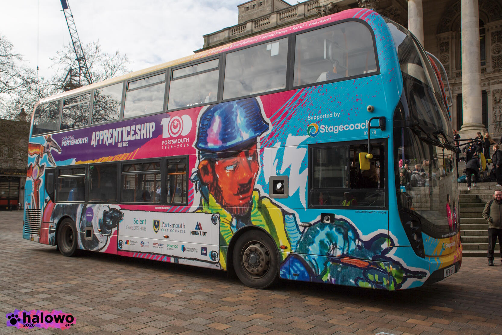 Right side of the 2026 Apprenticeship Bus Right side of the 2026 Apprenticeship Bus