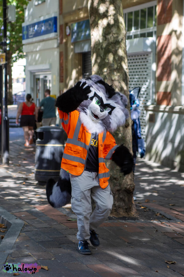 Redbridge in a hi-vis jacket Redbridge in a hi-vis jacket