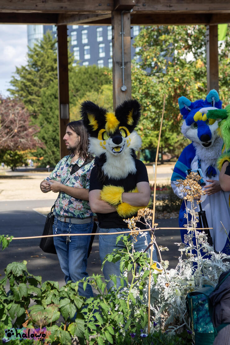 Caz and Bridger stood next to each other Caz and Bridger stood next to each other